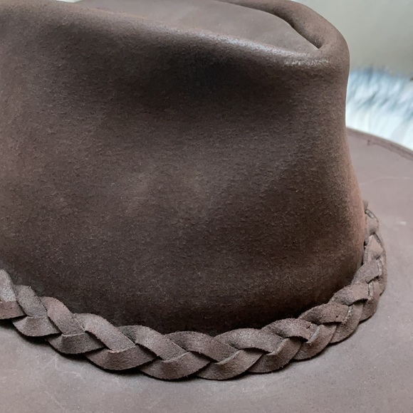 Henschel Hat Company, Stark Leather Australian Hat - Picture 2 of 6